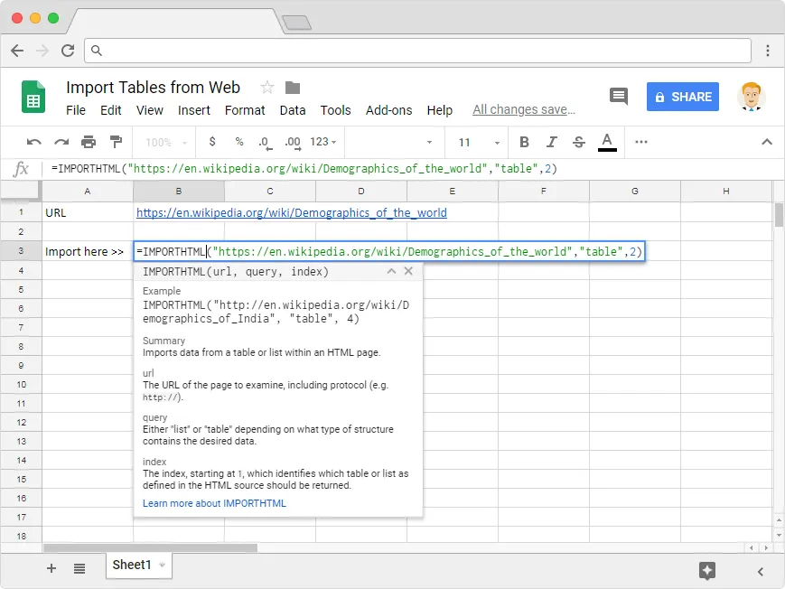 import xlsx into google sheets