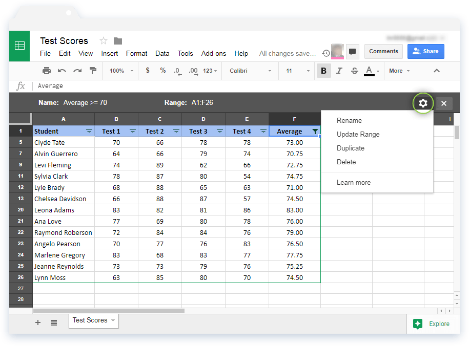 How to filter Google Sheets without affecting other users - Blog Sheetgo