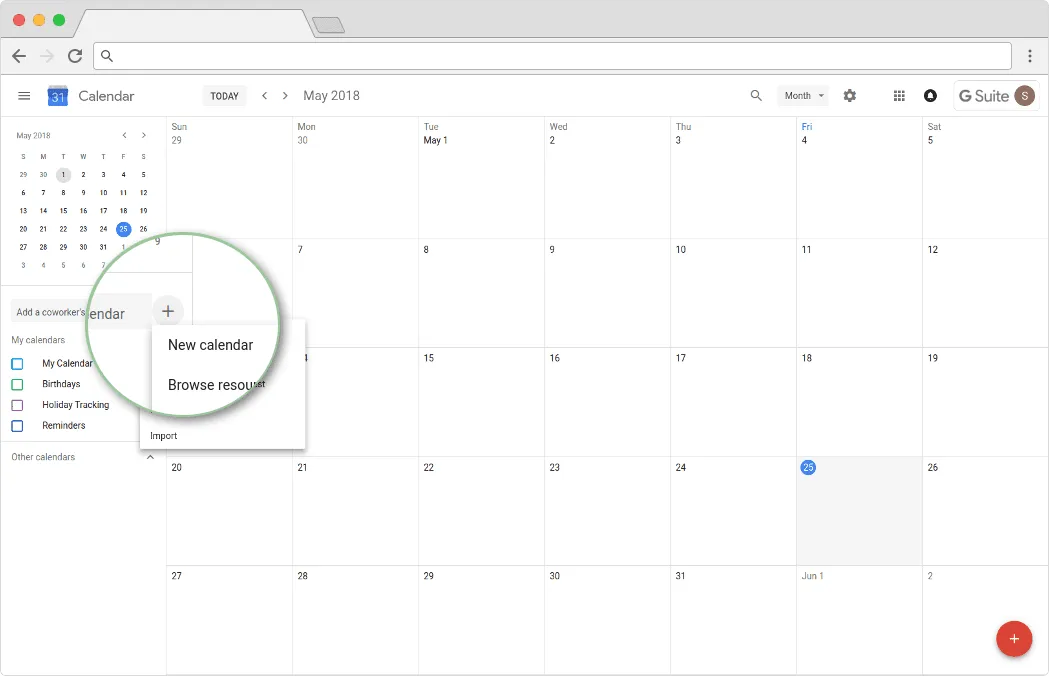 Holiday Tracking : Calendar Configuration