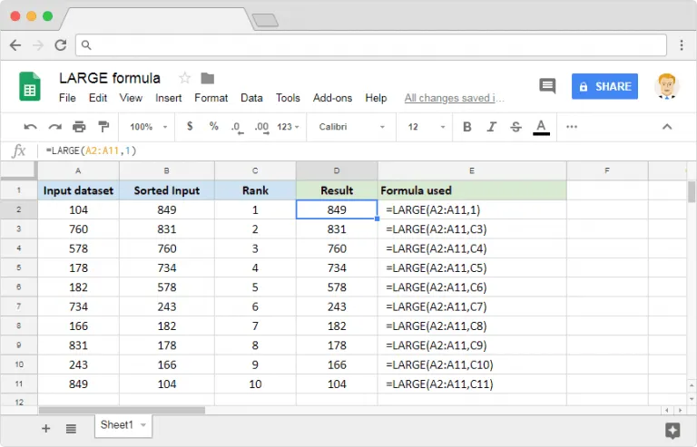 How To Add A Formula In Google Sheets