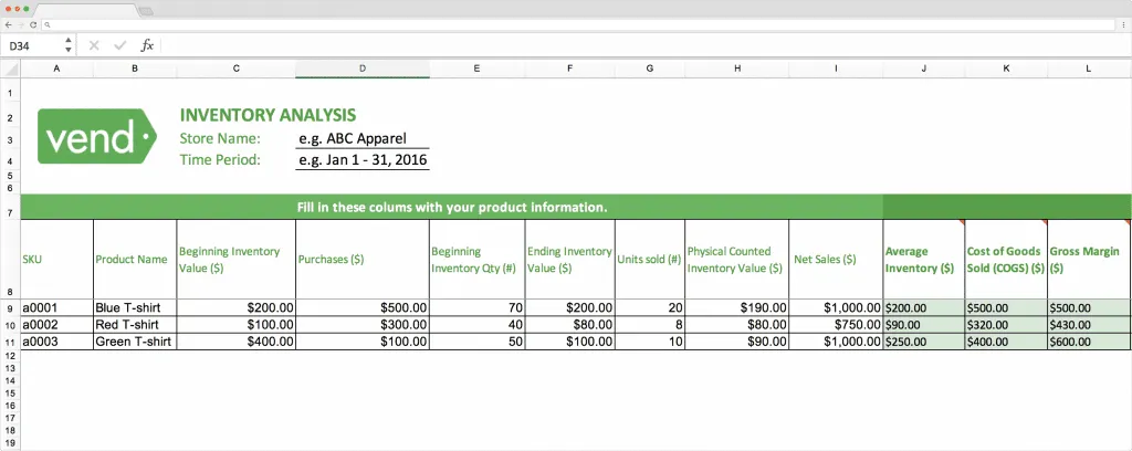 how-to-track-inventory-for-small-business-in-excel-smsholden