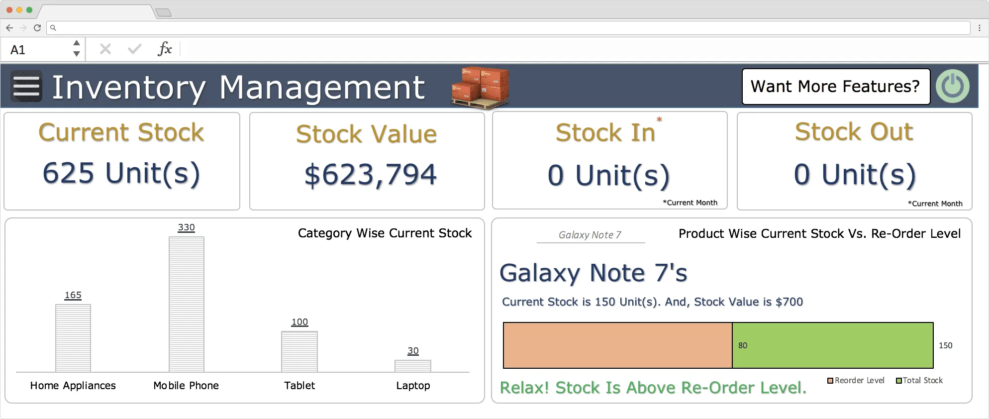 Inventory Management Excel Template Free Download Collection