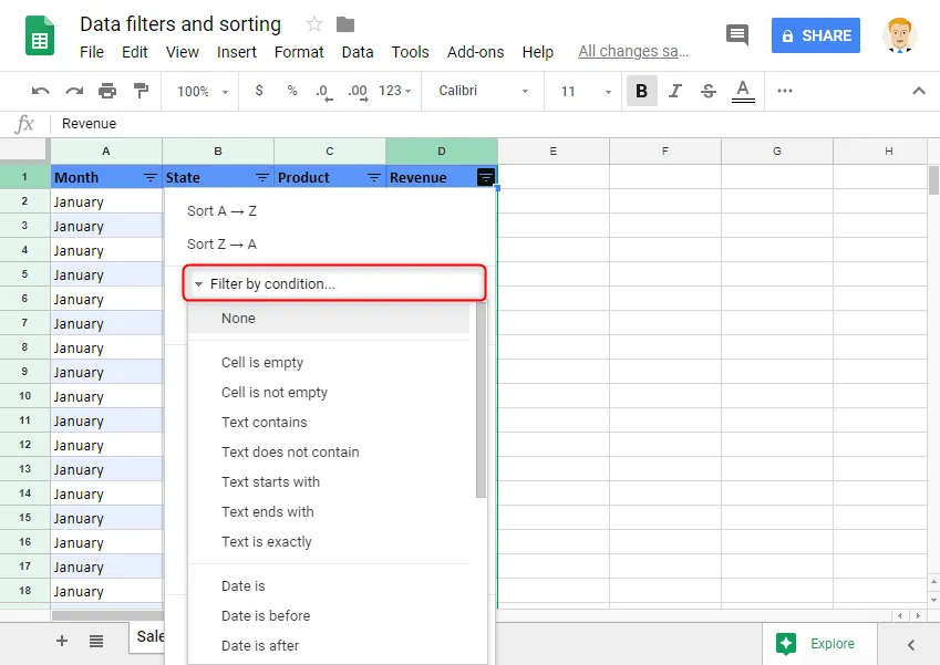 Sorting And Filtering Data In Google Sheets Sheetgo Blog