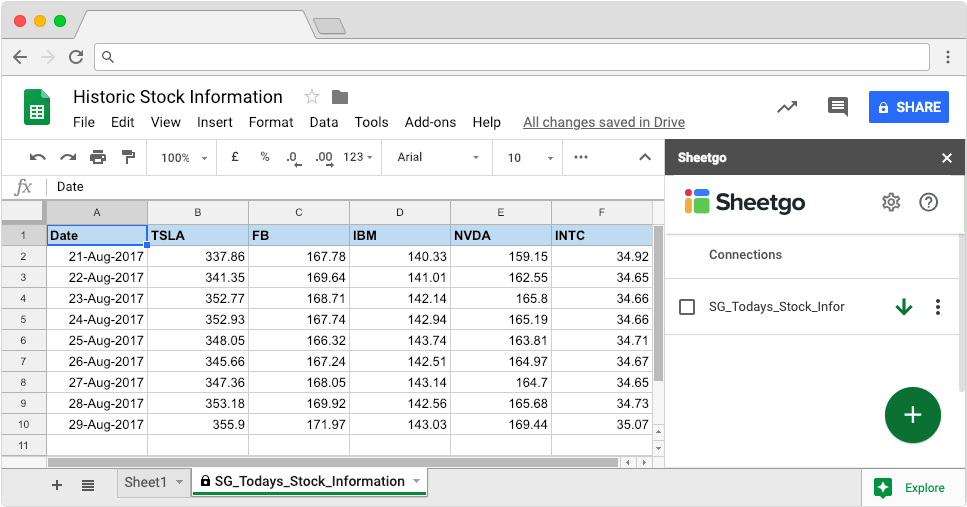 How to record data in Excel to Google Sheets historically Sheetgo Blog