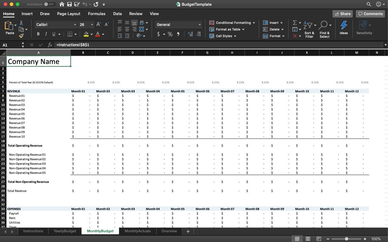 Free Budget Template In Excel The Top 8 For 2020 Sheetgo Blog