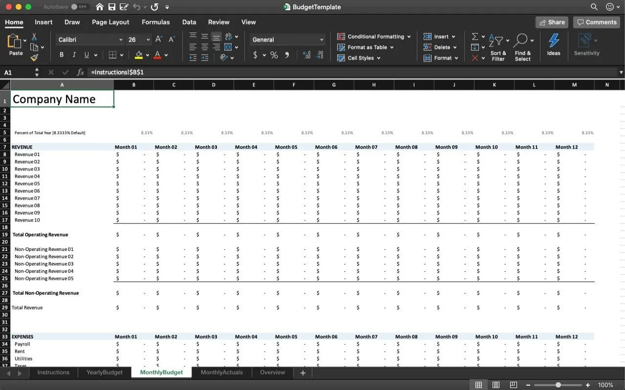 Excel Spreadsheet Template Budget from blog.sheetgo.com