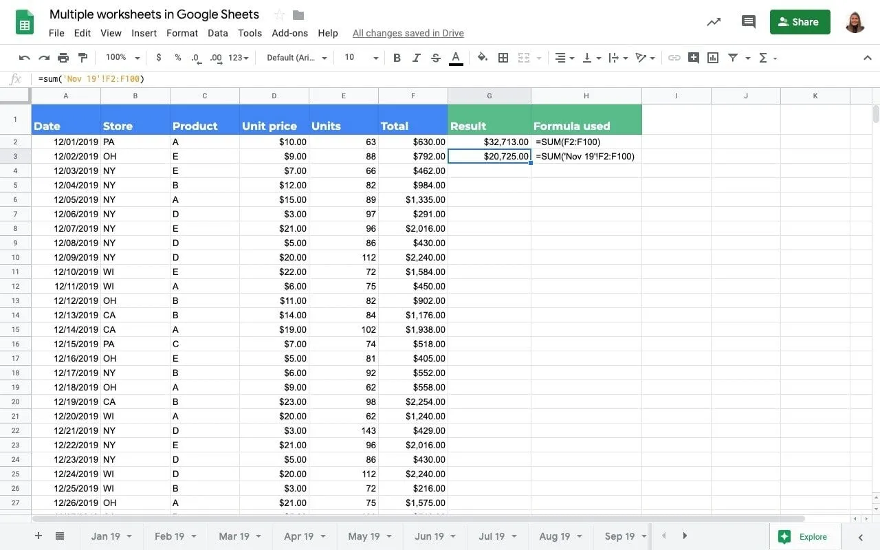 How To Work With Tabs Sheets In Google Sheets Sheetgo Blog