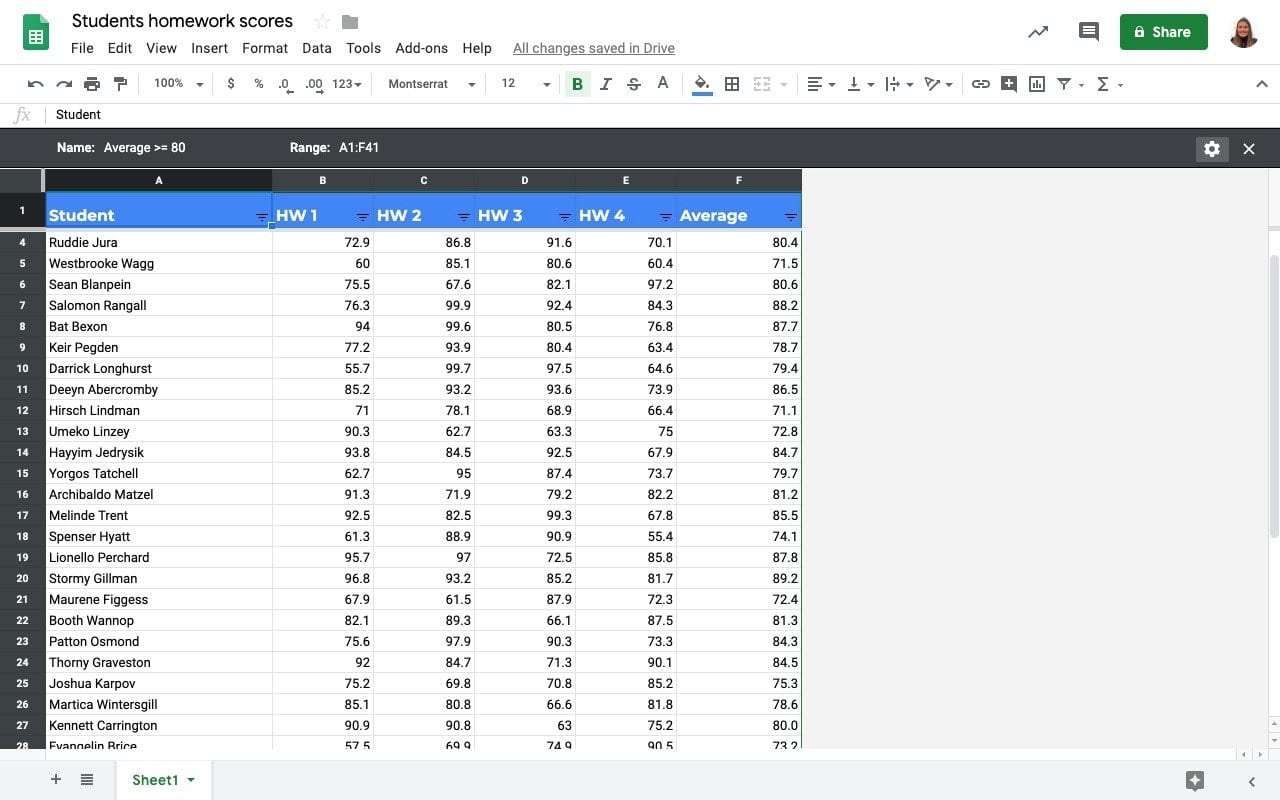 How To Filter Google Sheets Without Affecting Other Users Sheetgo Blog