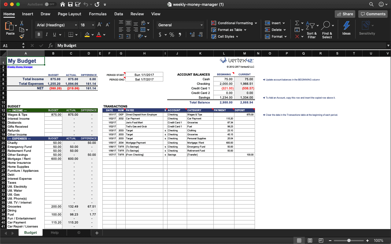 Excel Monthly Expenses Template from blog.sheetgo.com