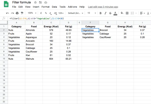 How To Add Filter Google Sheets