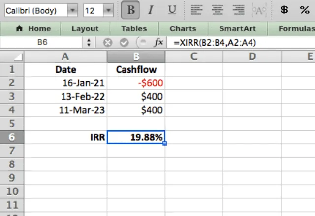 How to use the XIRR function in Excel - Sheetgo Blog