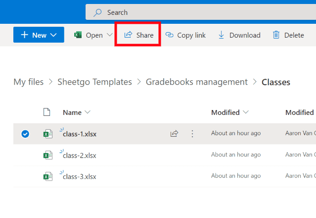 Gradebook Management Template Excel Share 4