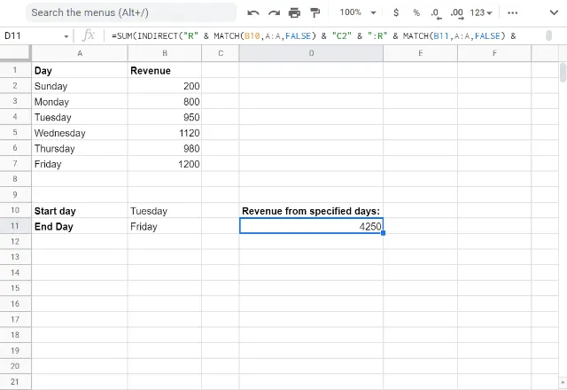 How to use the INDIRECT function in Google Sheets - Sheetgo Blog