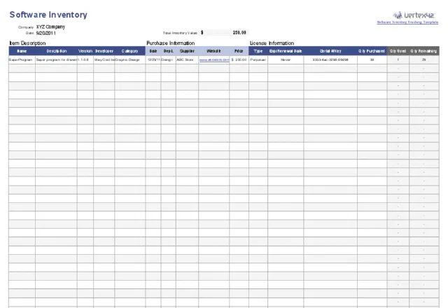 tracking sheet excel template