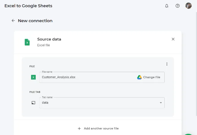 EXCEL TO GOOGLE SHEETS 1
