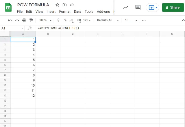 what-is-a-row-in-google-sheets