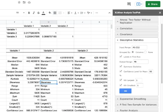 xlminer analysis toolpak not working in google drive