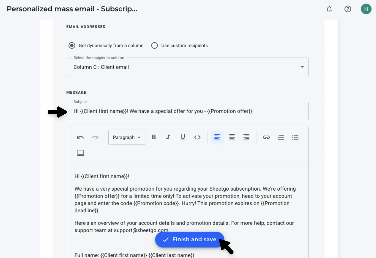 personalized mass email 6