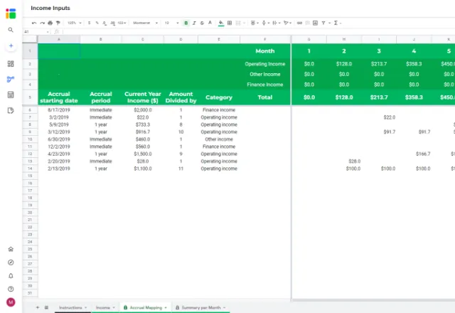 income statement example  Income statement, Statement template, Small  business accounting