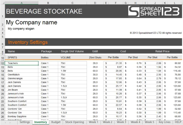 Top 10 office supply inventory list template Excel download 2022