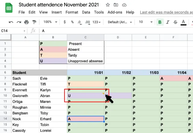notes and comments – 10 Google Sheets comment vs note 9