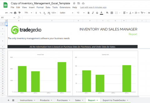 Top 5 free Google Sheets inventory template - Sheetgo Blog