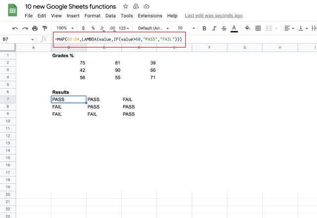 Google Sheets new functions 3