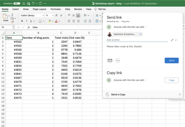 Google Sheets vs Microsoft Excel 6