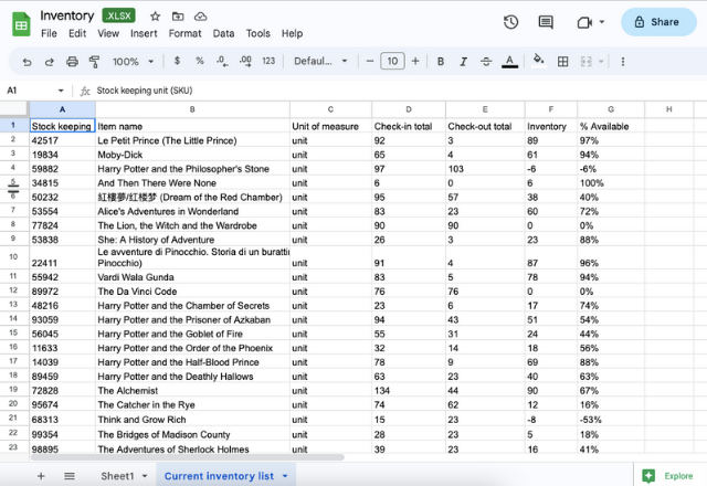 convert google sheets to excel