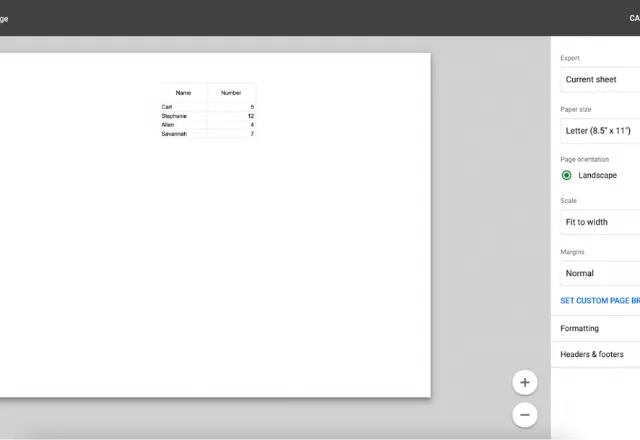 How To Convert Google Sheets To PDF 2