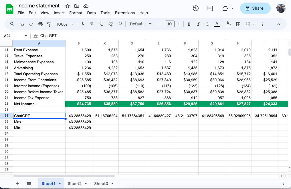 How to generate Google Sheets formulas with AI 7